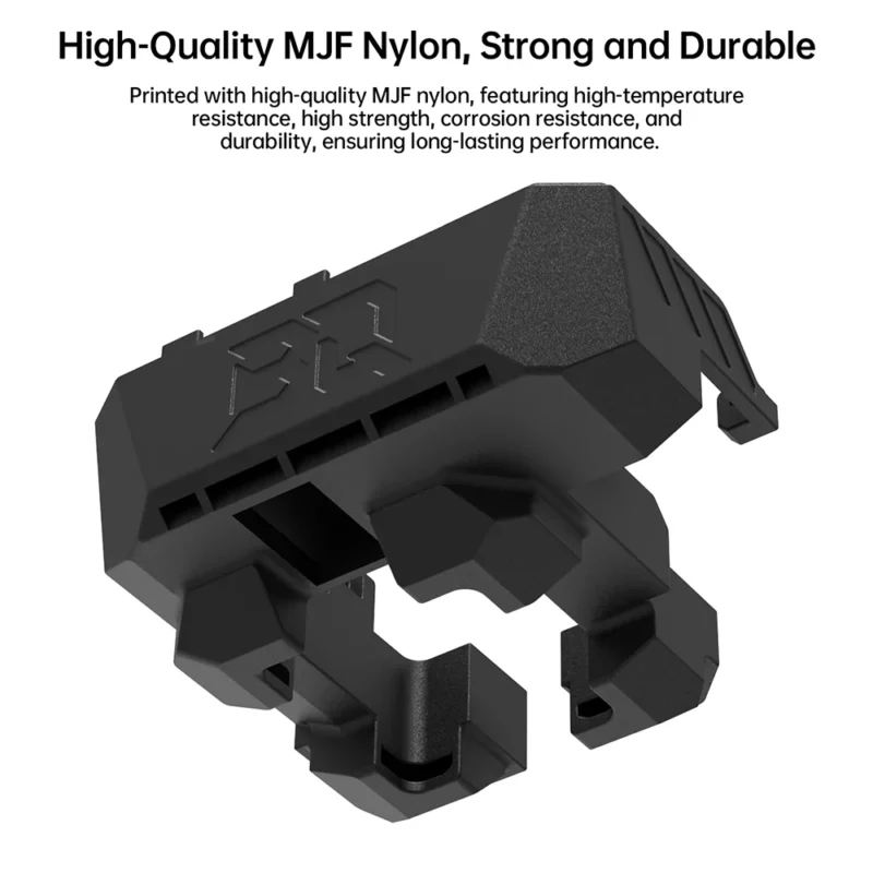 Panda Jet Cooling Fan Duct for Bambu Lab X1/P1 Hotend. 3D printed black nylon, strong and durable.