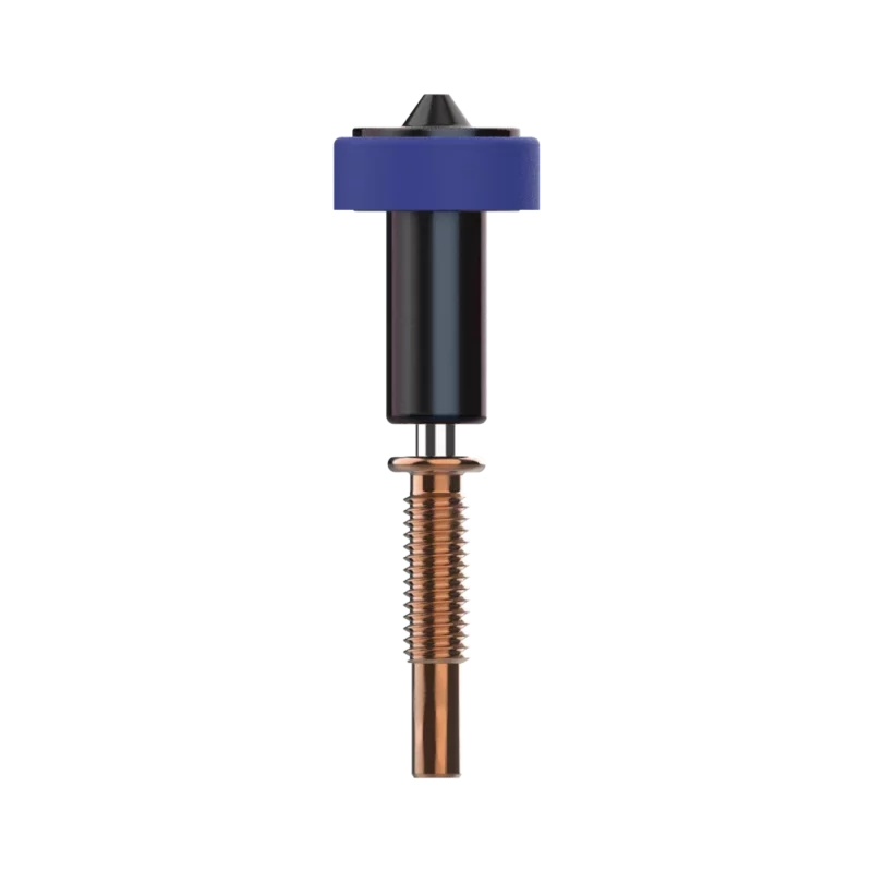 0600_HF_OBX.72-1.webp ObXidia Nozzles: High-performance 3D printing nozzle with blue ring and black body, optimized for precision and durability.