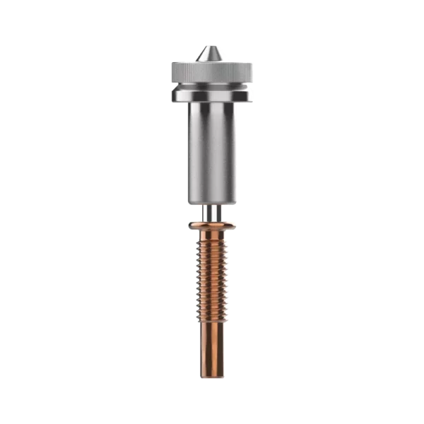 High-Temperature Nozzle: Single nozzle design for optimal temperature control and high-performance 3D printing
