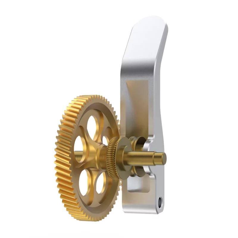 Panda Claw Extruder Gear Set for Bambu X1/P1/A1 Series: Precision-engineered brass gears and components for 3D printer
