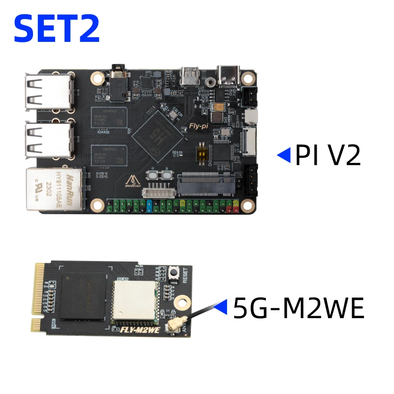 FLY-PI-V2 & M2WE WIFI