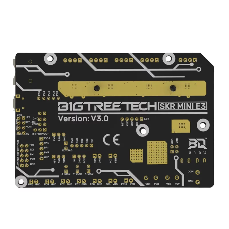 BTT SKR MINI E3 V3.0 32bit Motherboard. 3D printer upgrade for Ender 3, 5 Pro, and V2 models.