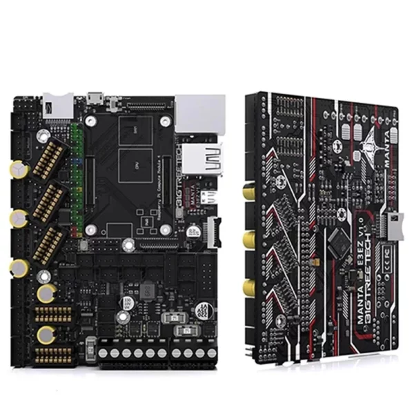 BIGTREETECH Manta E3EZ 32Bit Motherboard for 3D printers, includes TFT35 SPI Touch Screen and Raspberry Pi Upgrade