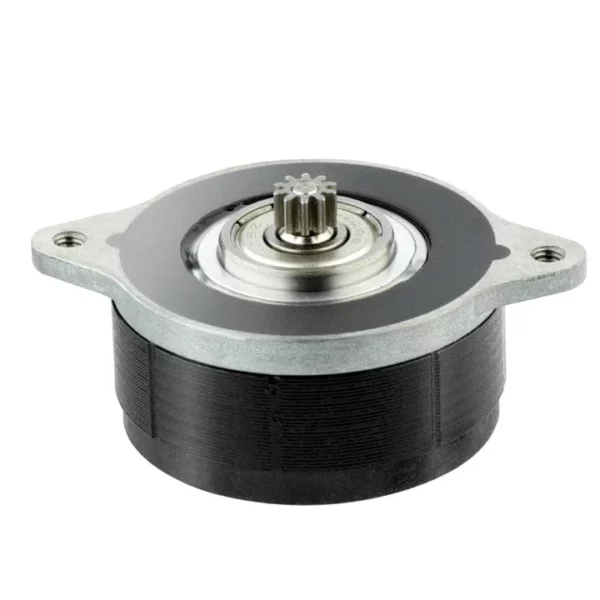 Mellow Customized MOONS NEMA14 36mm Motor. High-temperature stepper motor with a gear and mounting flange.