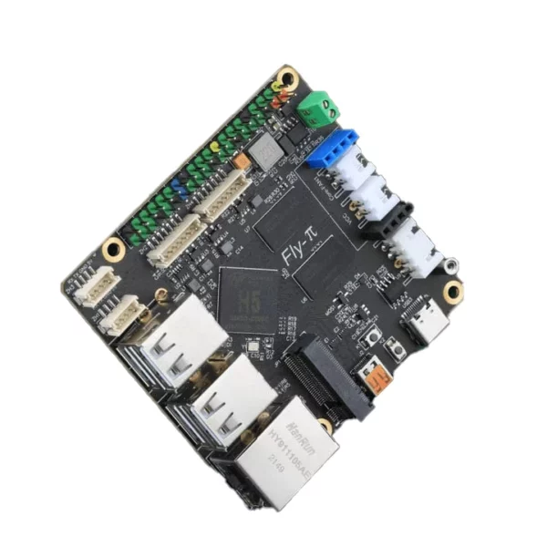 Mellow FLY-π V1 Board: Compact black board with various ports, designed to replace a Raspberry Pi PC, Mellow Fly
