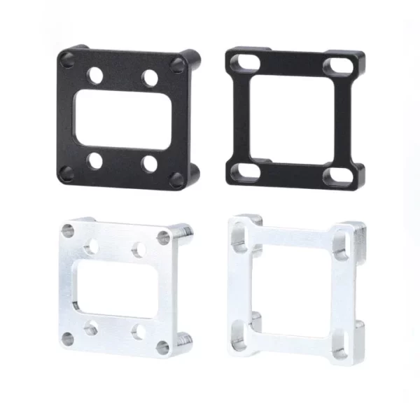 Mellow 2Pcs Lightweight CNC Aluminum Y Gantry Spacer for VzBoT, black and silver, high-precision design