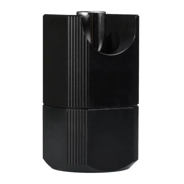 Mellow NF-NCT Quick Change Nozzle 3D Printer Tool Parts. Black cylindrical tool with vertical slot and silver top.