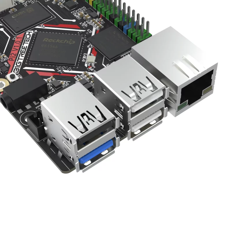 BigTreeTech PI 2 CB2: A detailed view of the BigTreeTech PI 2 CB2, showing ports and components.