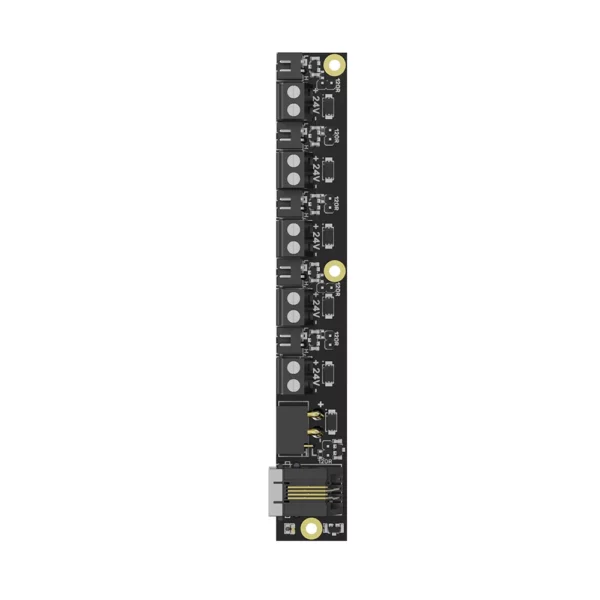 BigTreeTech CEB: Black circuit board with multiple connectors and labeled terminals for +24V power