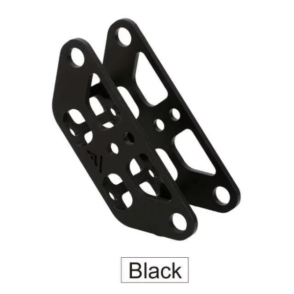 Mellow Aluminum Y Gantry for VzBoT CNC, high-precision black metal parts