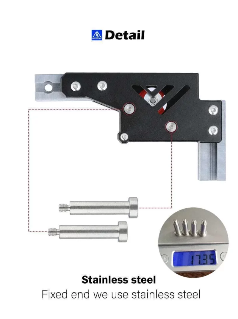 Mellow CNC VzBoT VZBot VZ235 3D Printer AWD Motor Mount and Gantry Screws pack. Includes stainless steel screws and titanium bolts.