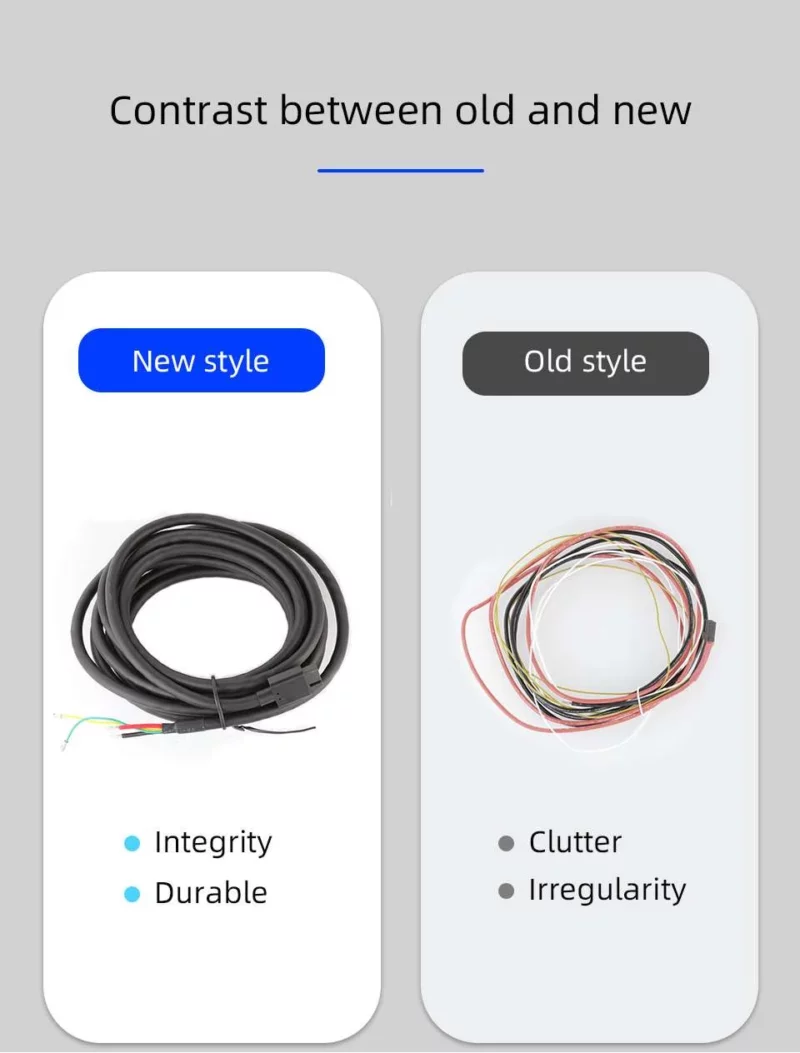 S541cc346849a4aafb4cd1a39557decfdC.webp Mellow 3M CAN Cable For Sht 36 V2 or SB2040: Black, circular cable, new style for improved integrity and durability.