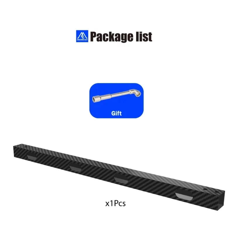 CNC Voron 2.4 CF-Tube Drilling Carbon Fiber Square Tube for lightweight CNC build