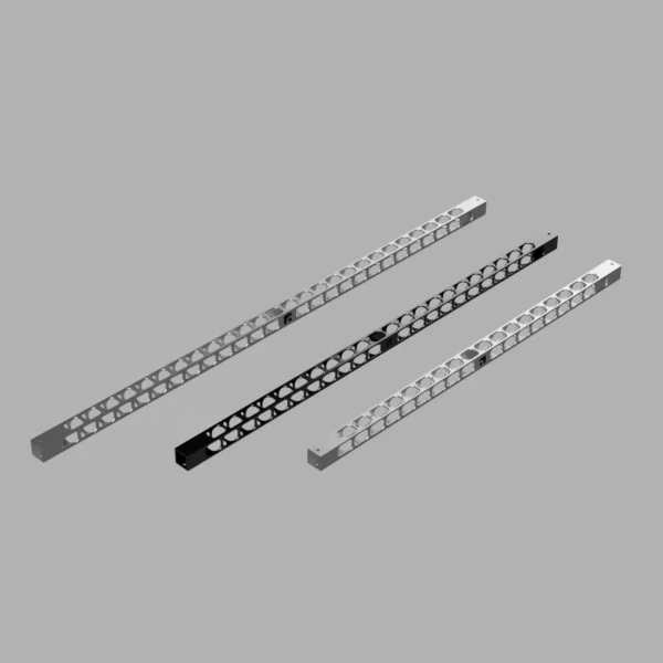 X-Gantry for RatRig V-Core 4 by Spannsysteme: Metallic X-Gantry in silver and black, a crucial component for RatRig V-Core 4