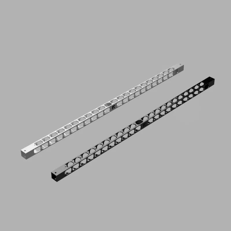X-Gantry for RatRig V-Core 4 by Spannsysteme. Silver and black ratrig vcore 4 X-Gantry, 3D printer part.