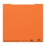 BIQU CryoGrip Pro Glacier Buildplate: Orange textured 3D printer build surface.