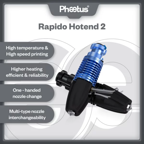 Phaetus Rapido 2.0 V2 UHF Hotend PT1000