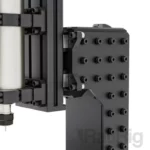 Rat Rig Mill CNC machine: Close-up of black metal components, bolts, and construction details