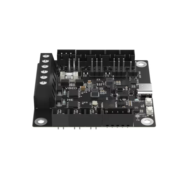 MMB Cubic V1.0 Expansion Board: Black circuit board with connectors, terminals, and components for 3D printer control
