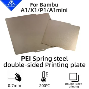 PEI Build Plate For Bambu Lab 3D Printer X1 / P1 / A1 /A1 Mini