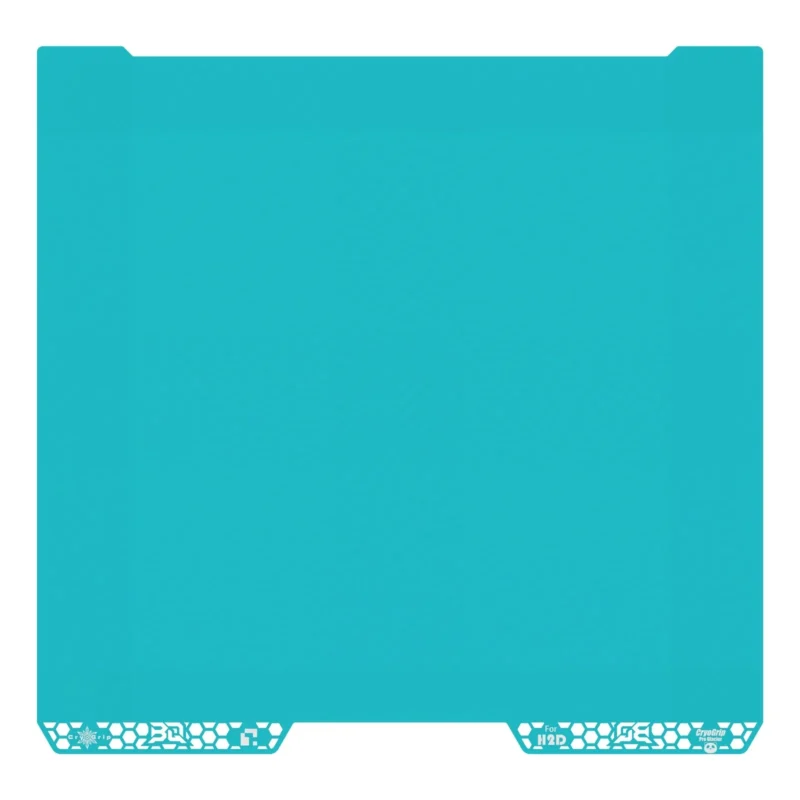 Panda BuildPlate CryoGrip Pro for Bambu H2D: Turquoise 3D printing build plate with honeycomb design for enhanced grip