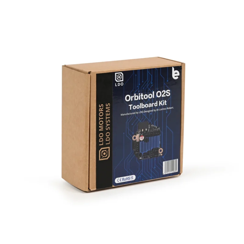 Orbitool O2S Toolboard Kit: Brown cardboard box with LDO and Orbitool O2S Toolboard branding