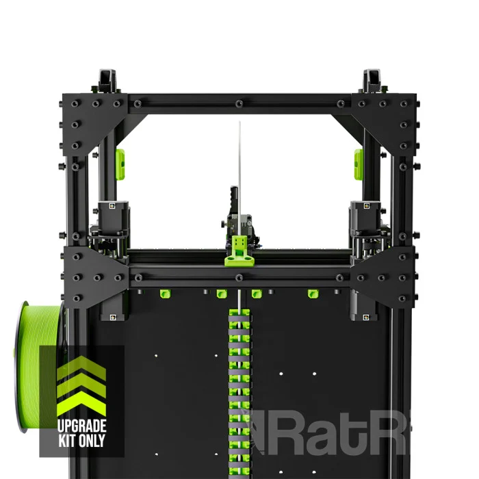 Rat Rig V-Core 3 upgrade kit for 3D printer, showing frame and components.