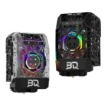 Panda_Jetpack_V2 2_08c83c66 535f 4f2c 9a93 B4c4e4d61aaa Panda Jetpack V2 hotends: clear and black, featuring RGB lighting and distinctive design.