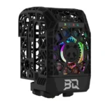 Panda_Jetpack_V2_ 01 Panda Jetpack V2: Mobile phone cooler with RGB lighting and unique panda design.