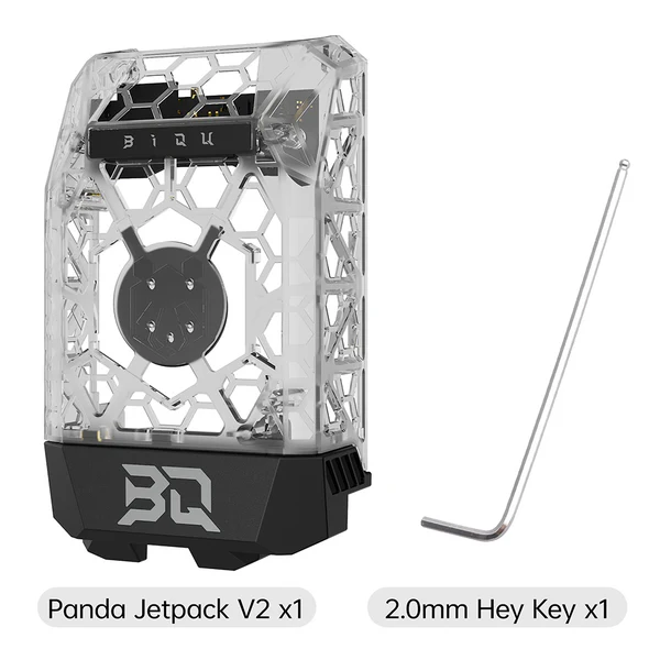 Panda_Jetpack_V2_ 03_27bb40d8 0208 4989 B7d6 Cfab590907da Panda Jetpack V2 with included 2.0mm hex key. Clear casing with black accents.