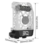 Panda_Jetpack_V2_ 06_a917dfcd 66d7 4598 Aad4 B7934b175990 Panda Jetpack V2: Transparent mobile phone cooler with honeycomb design and black base.