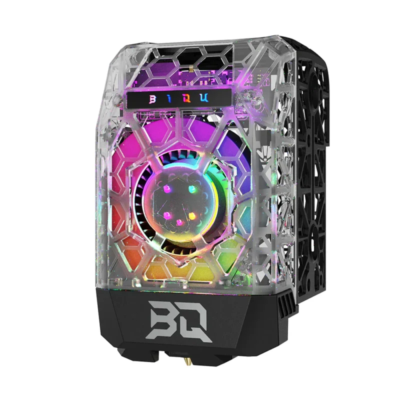 Panda_Jetpack_V2_93cc9bbc 8efd 40f3 90a3 C0a257e16d69 Panda Jetpack V2: Device with clear casing, rainbow fan, and "BIRU" display
