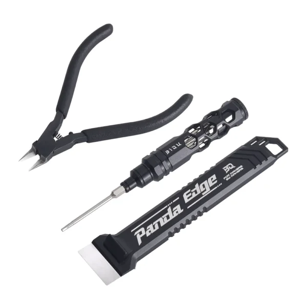 BIQU Sidekick Tool Kit Essential: Includes wire cutters, screwdriver, and scraper for 3D printer maintenance.