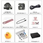 BIGTREETECH EBB 36/42 GEN2 Can Bus kit with adapter, cables, duck, and DIY parts for 3D printer upgrades.