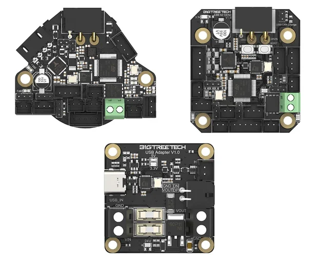Ebb3642 Gen2 EBB 36/42 GEN2 Can Bus: A set of three circuit boards with electronic components and connectors.