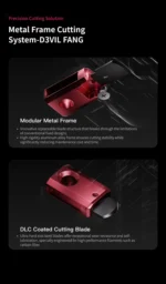 DXC 2 Extruder metal frame cutting system with modular frame and DLC coated blade for precision cutting.