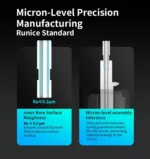 Phaetus Conch Hotend H2D M4 Nozzle detail: Micron-level precision manufacturing, smooth inner bore, and tight assembly tolerance.