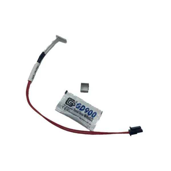 Ceramic Heating Kit_Rapido Plus 2 & Rapido 2F (Updated) with heater, thermal paste, and connector.