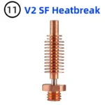 NF-Crazy Hotend V2 SF Heatbreak: 3D printer part for efficient heat dissipation.