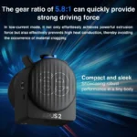 APUS 2 Extruder: Compact 3D printer extruder with 5.8:1 gear ratio for strong, reliable filament driving force