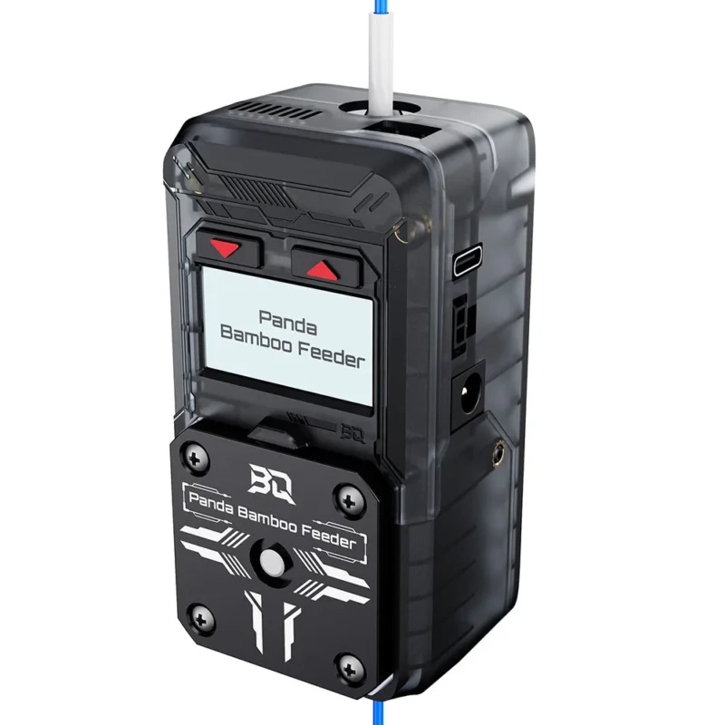 BQ Panda Bamboo Feeder: Compact filament feeder for 3D printers with LCD display and USB port