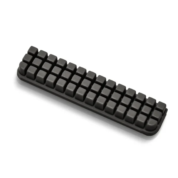 Panda Nozzle Brush for Bambu Lab A1 Printer, black rubber grip with textured cleaning bristles.