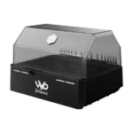 BIGTREETECH ViViD multi-color filament dryer box for Klipper, black with transparent lid.