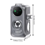 Creator Knomi Hi personal AI assistant with a digital screen face, speaker, and gray finish.