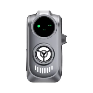 Creator Knomi Hi portable smart fan with a digital screen displaying a cute robot face.