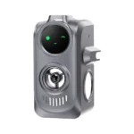 Creator Knomi Hi device with a cute digital face and speaker grill.