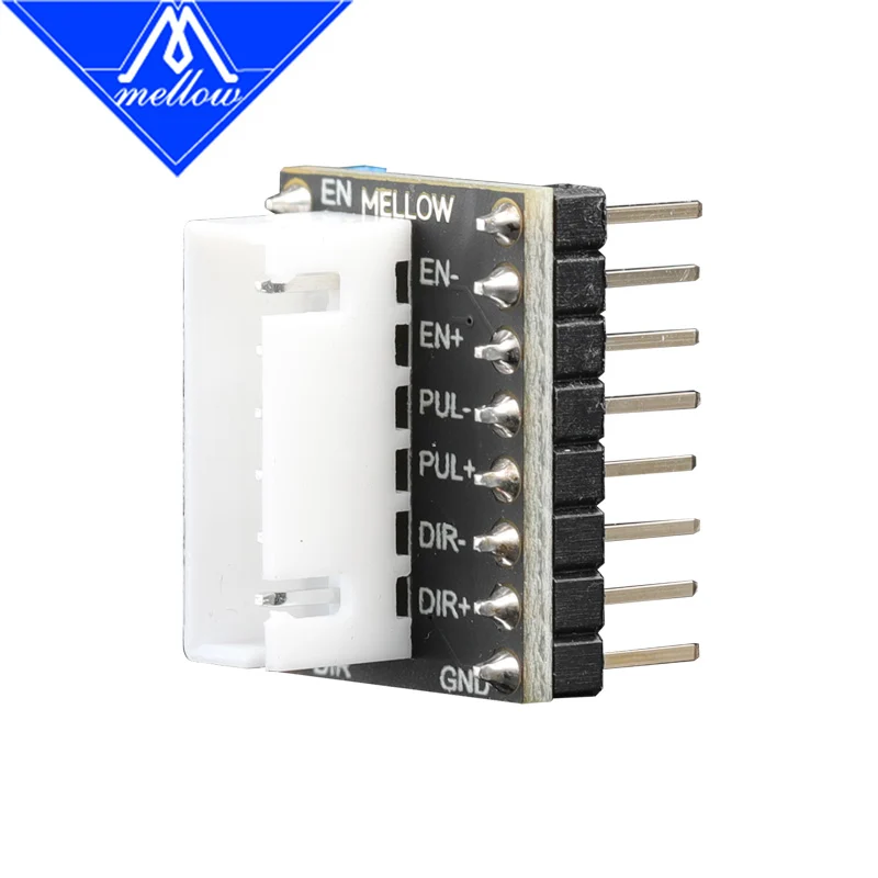 Mellow external motor driver adapter with pins and white connector