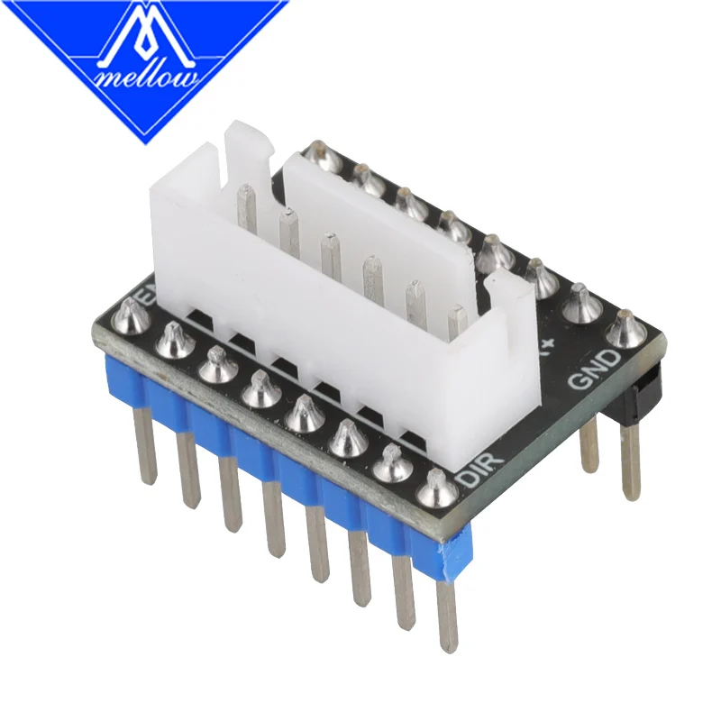 External motor driver adapter for closed-loop and servo motors, labeled DIR and GND